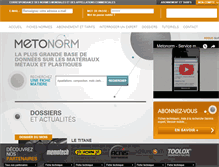 Tablet Screenshot of metonorm.com